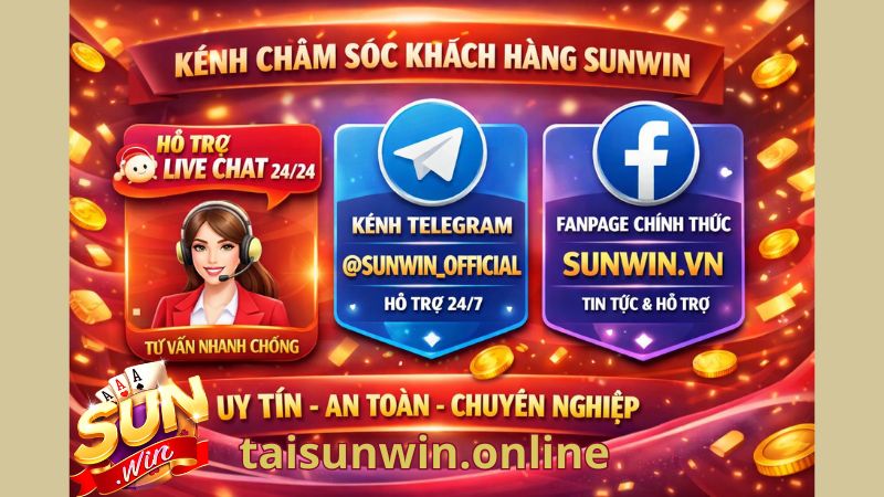 Các kênh chăm sóc khách hàng Sunwin hiện có
