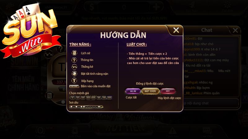 Hướng Dẫn Cách Chơi Tài Xỉu Sunwin