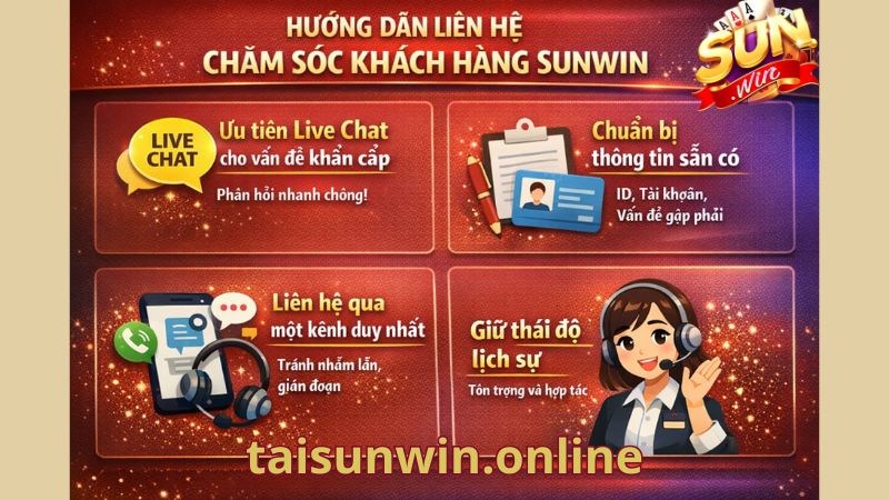 Hướng dẫn liên hệ Sunwin nhanh chóng và an toàn