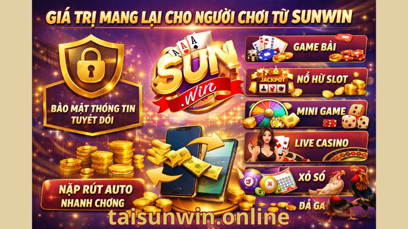 Những giá trị Sunwin mang lại cho người chơi